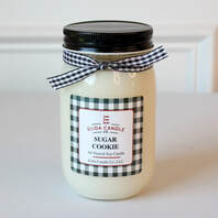 Highly scented, Homespun Soy Candle